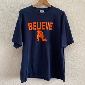 Vintage Tim Tebow Denver Broncos Football NFL T-Shirt Dark Blue Gildan XL